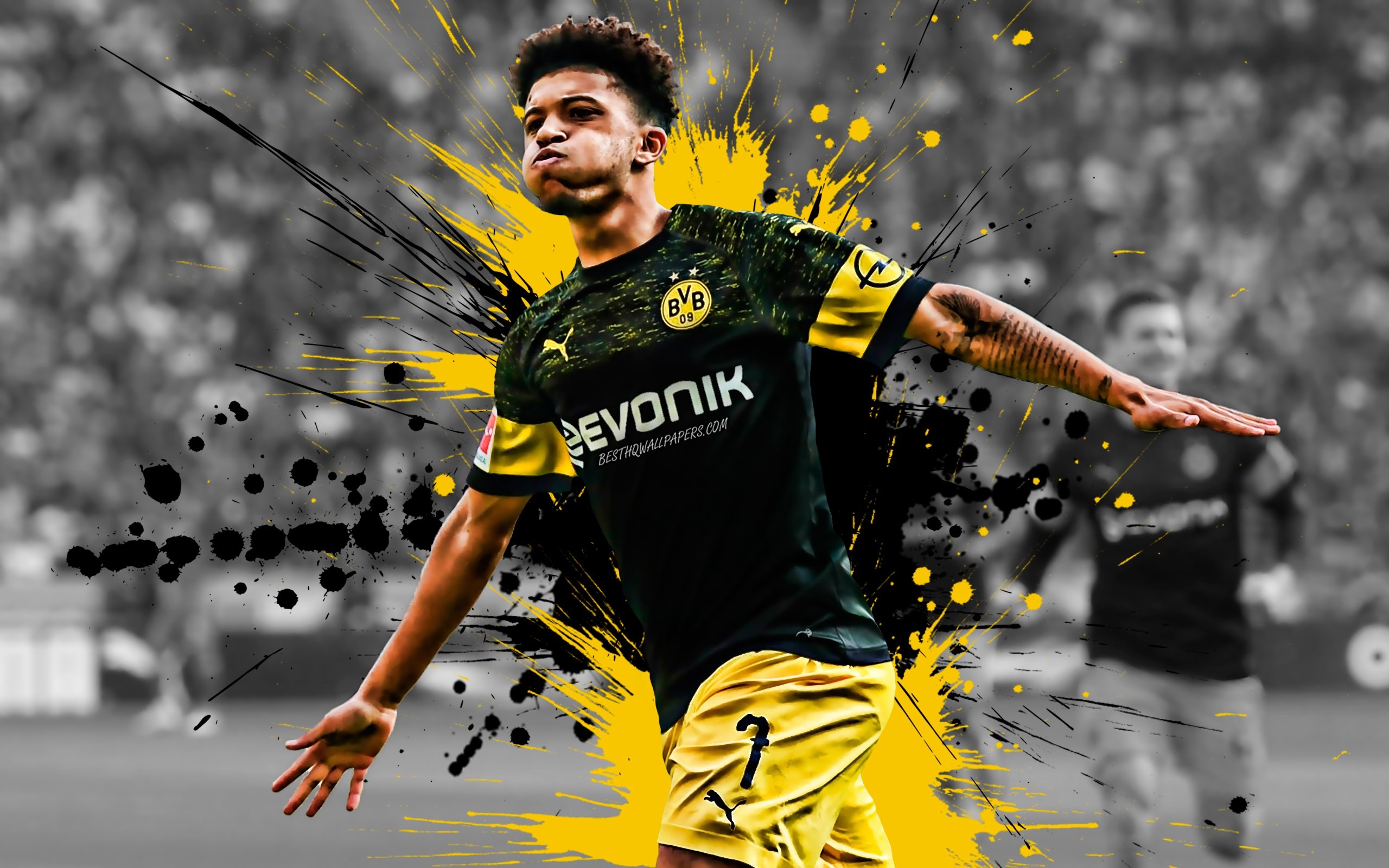 2560x1600 Download wallpaper Jadon Sancho, 4k, Desktop