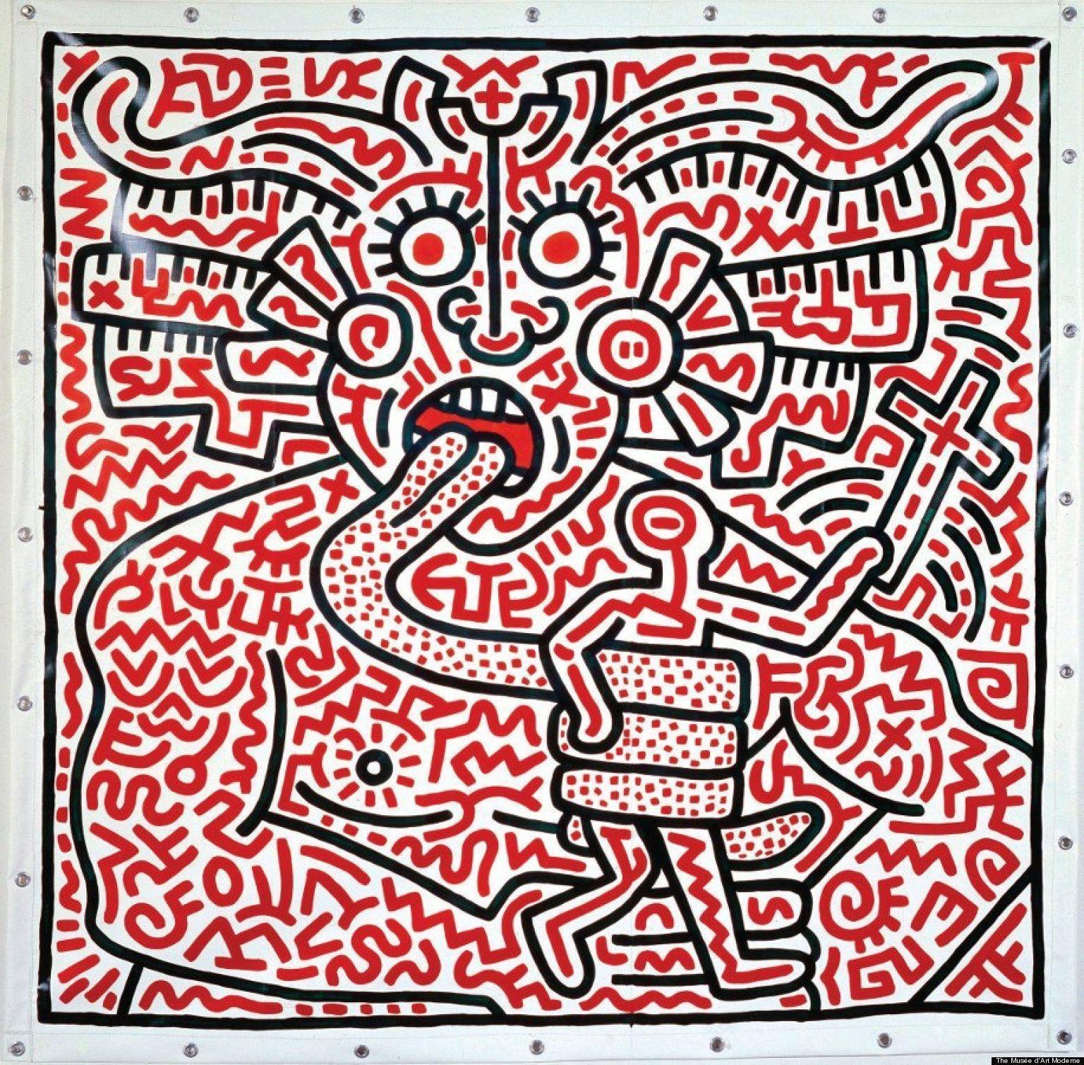 1540x1510 Keith Haring 'Political Line' At Musée D'Art Moderne Debuts, Desktop