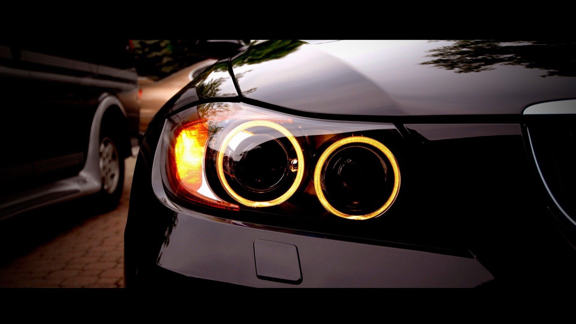 1920x1080 Bmw Angel Eyes wallpaper. Bmw wallpaper, Black car wallpaper, Car wallpaper, Desktop