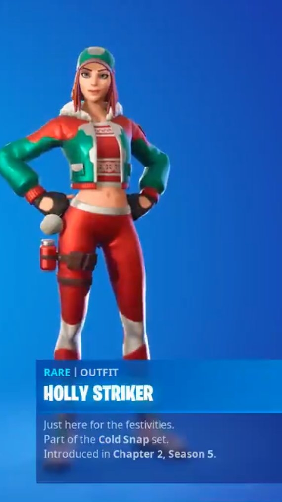 580x1020 Holly Striker Fortnite wallpaper, Phone