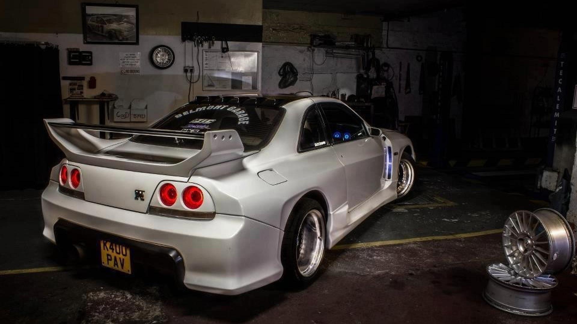 1920x1080 Nissan gtr r32 tuning white wallpaper, Desktop