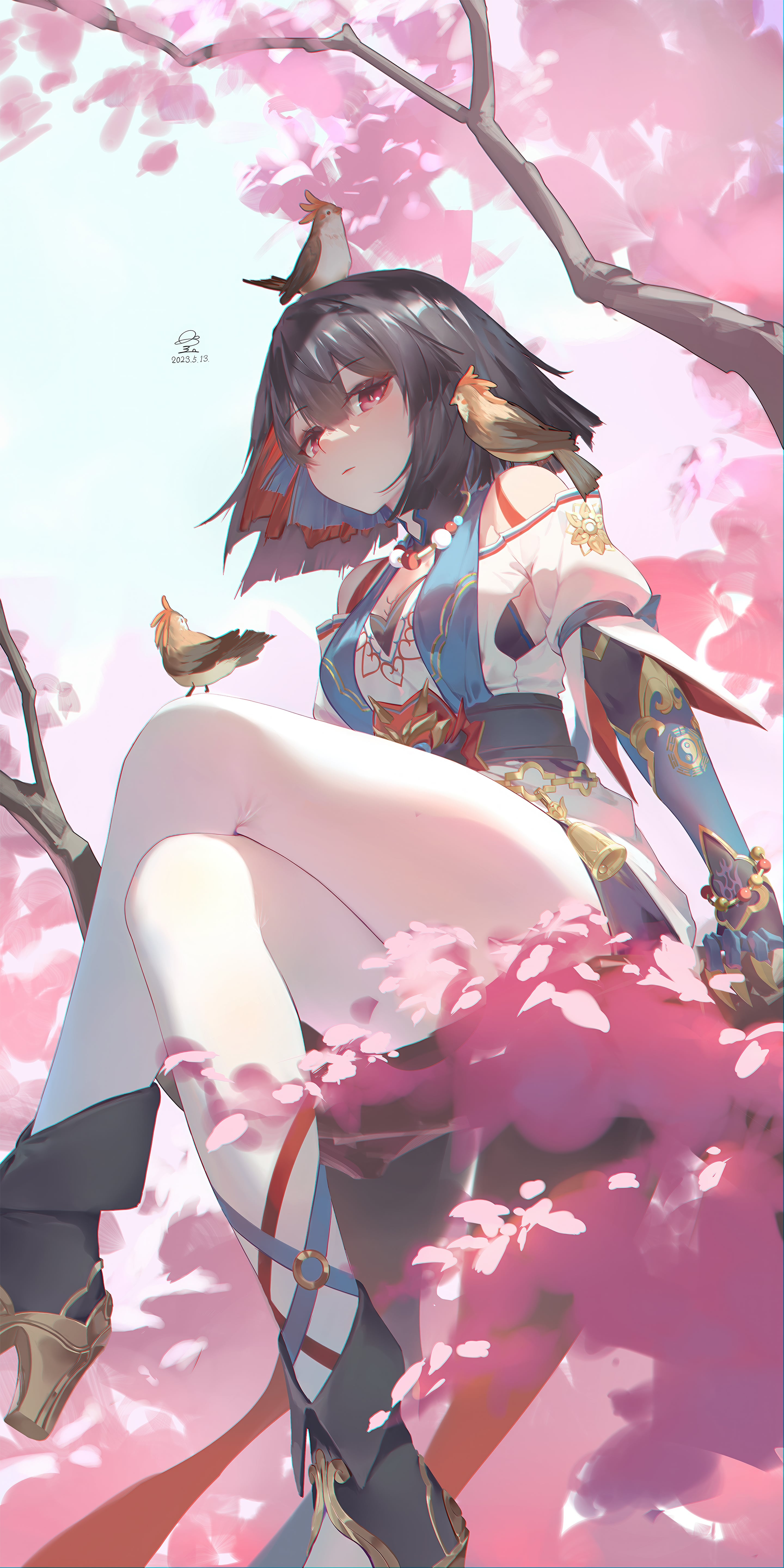 2880x5760 Spring Bird Xueyi Honkai: Star Rail, Phone