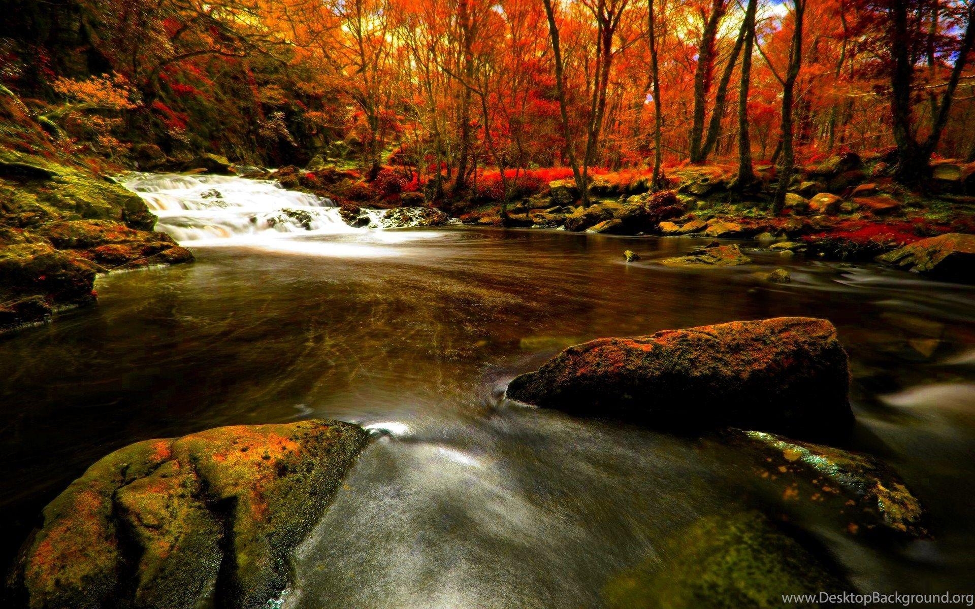 1920x1200 Download Autumn River Wallpaper Desktop Background Desktop Background, Desktop