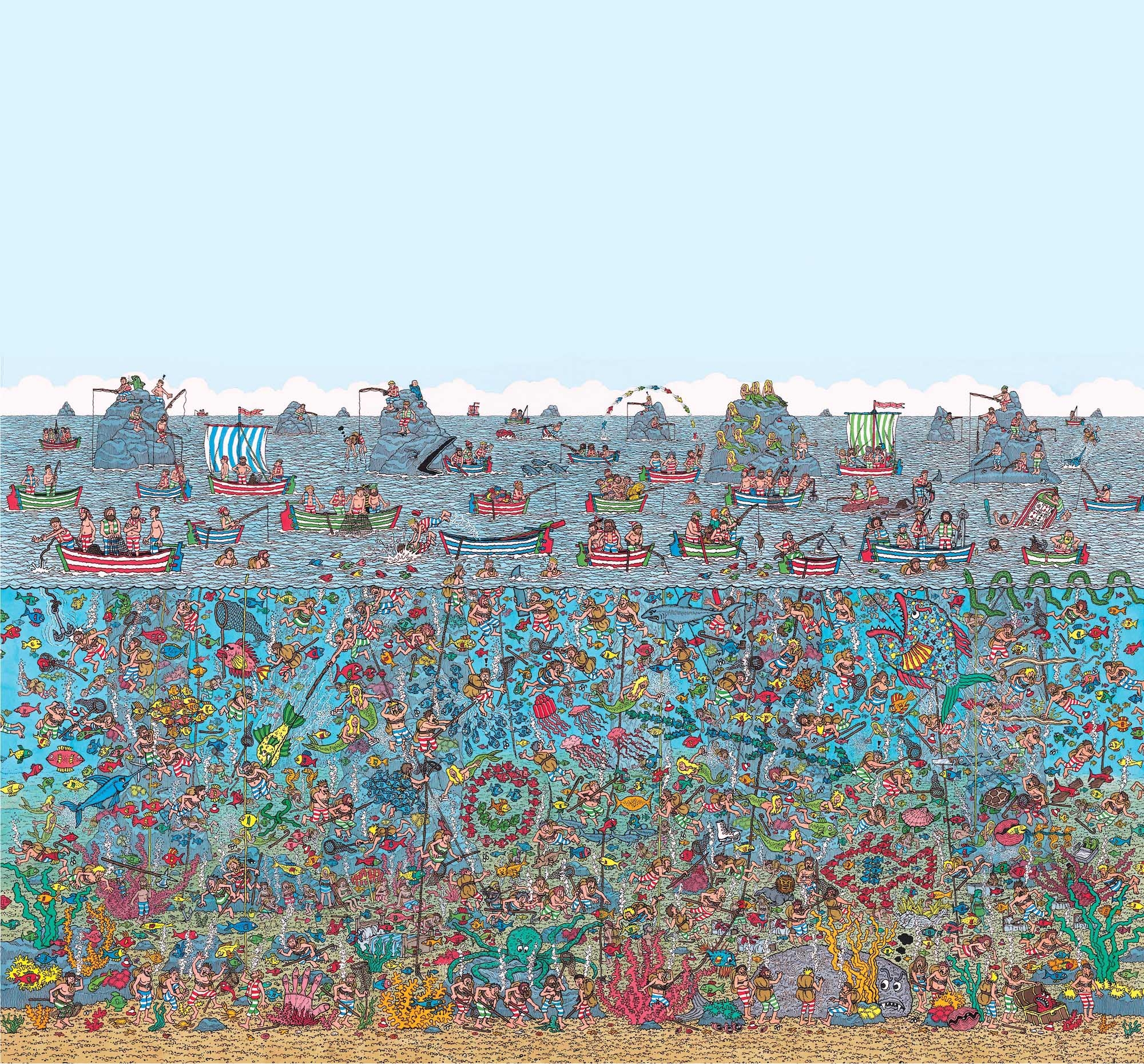 2000x1870 Where's Wally Wallpaper Mural, Desktop