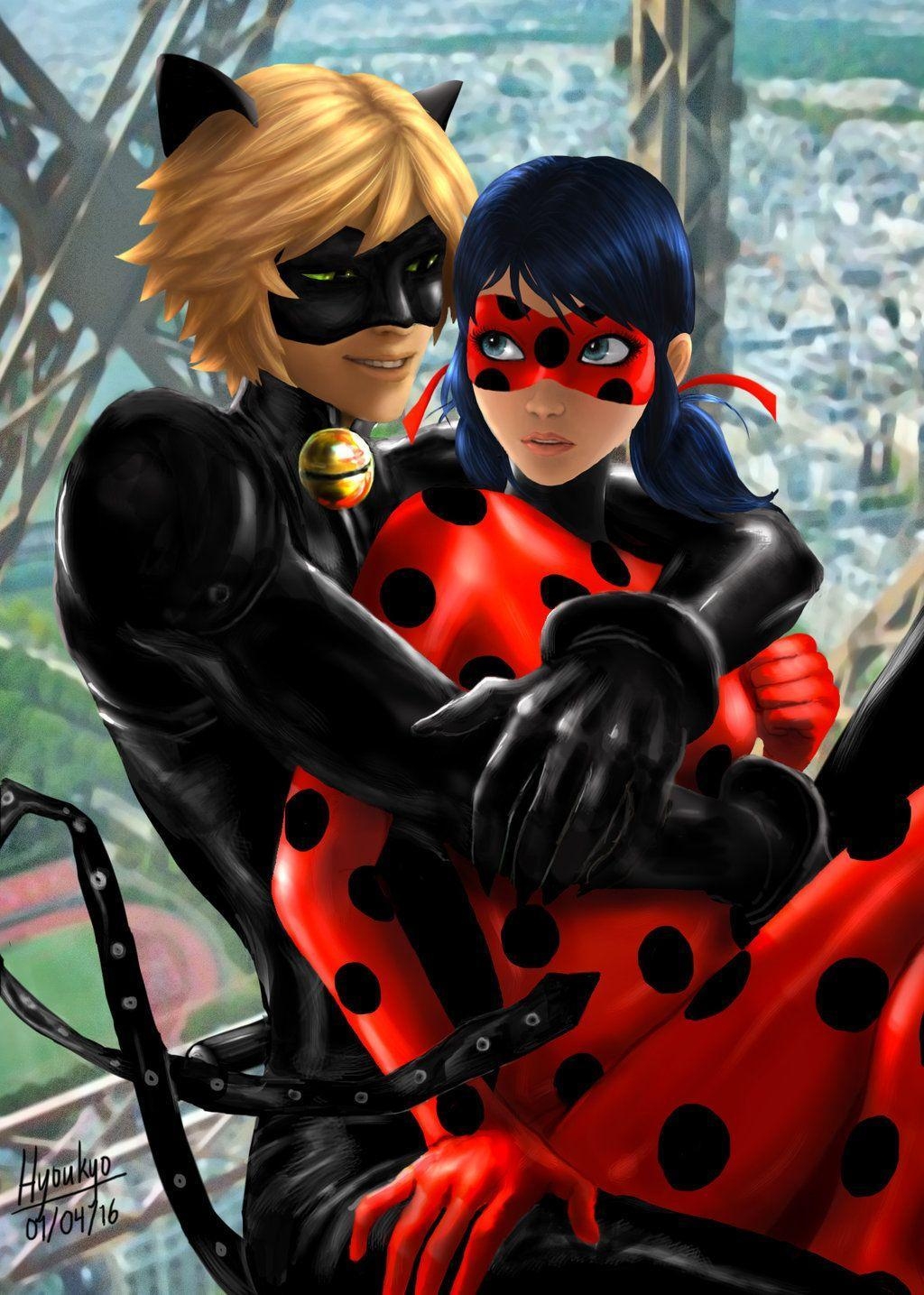 1030x1440 Ladybug and Chat Noir Wallpaper, Phone