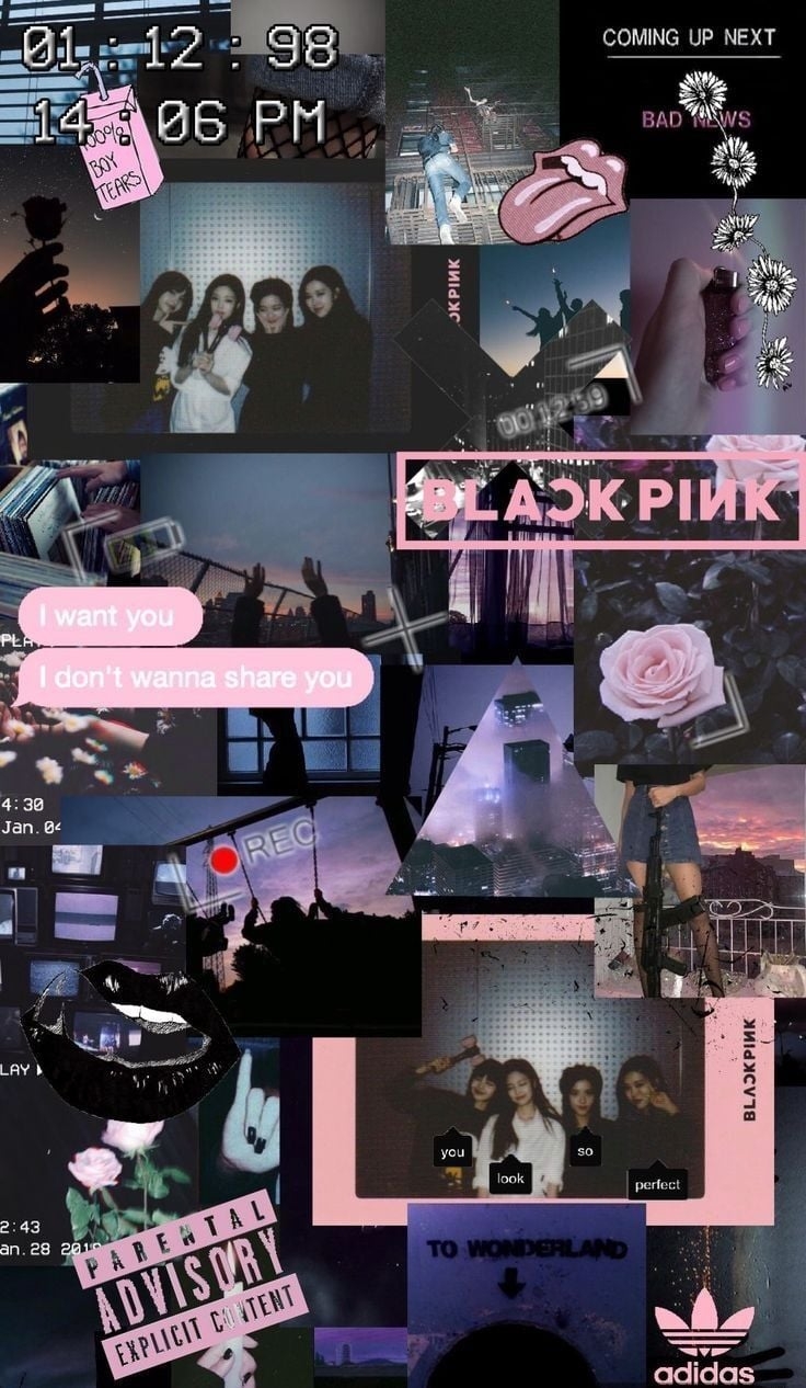 740x1270 Black and Pink Aesthetic Wallpaper Free Black and Pink Aesthetic Background, Phone