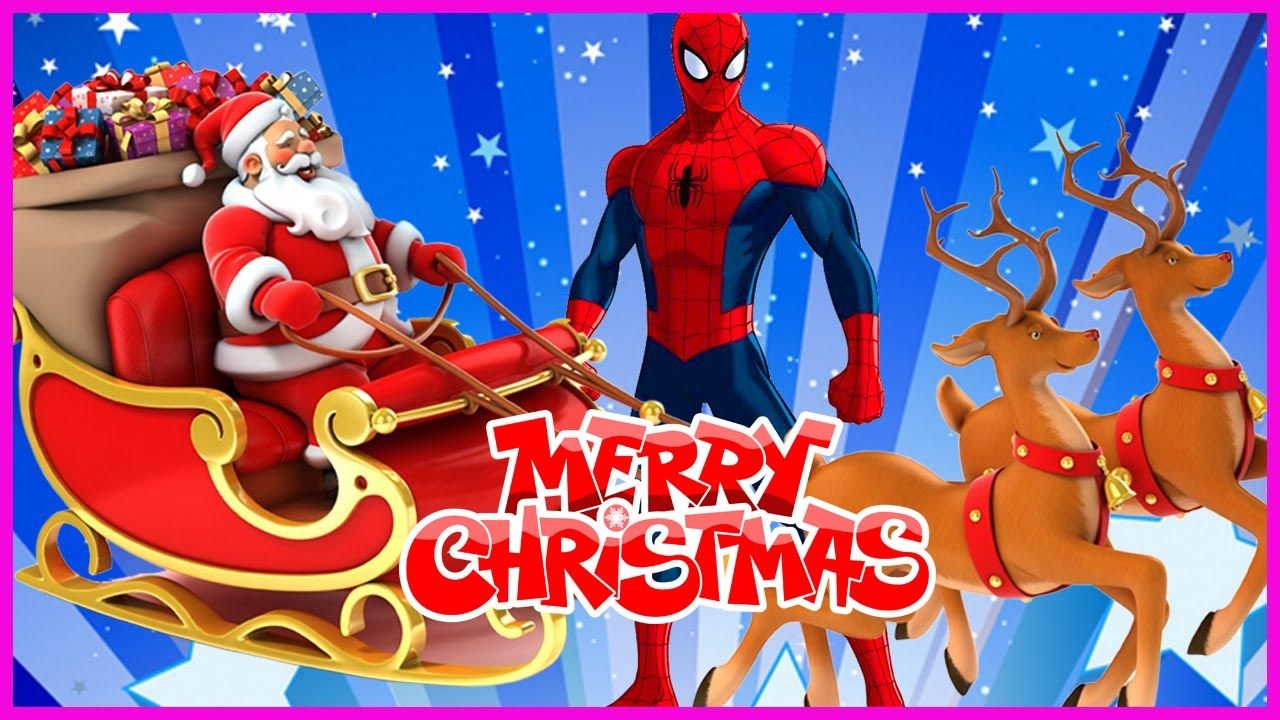 1280x720 Superhero Christmas Wallpaper Free Superhero Christmas Background, Desktop