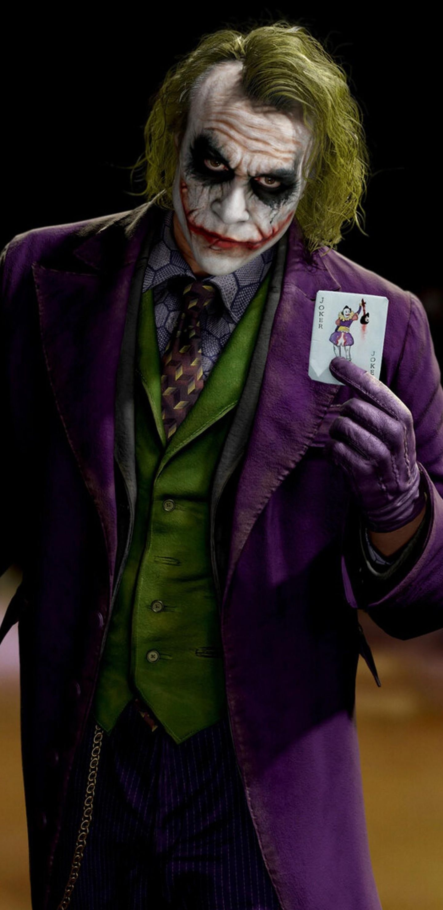 1440x2960 Joker Heath Ledger Wallpaper, Phone