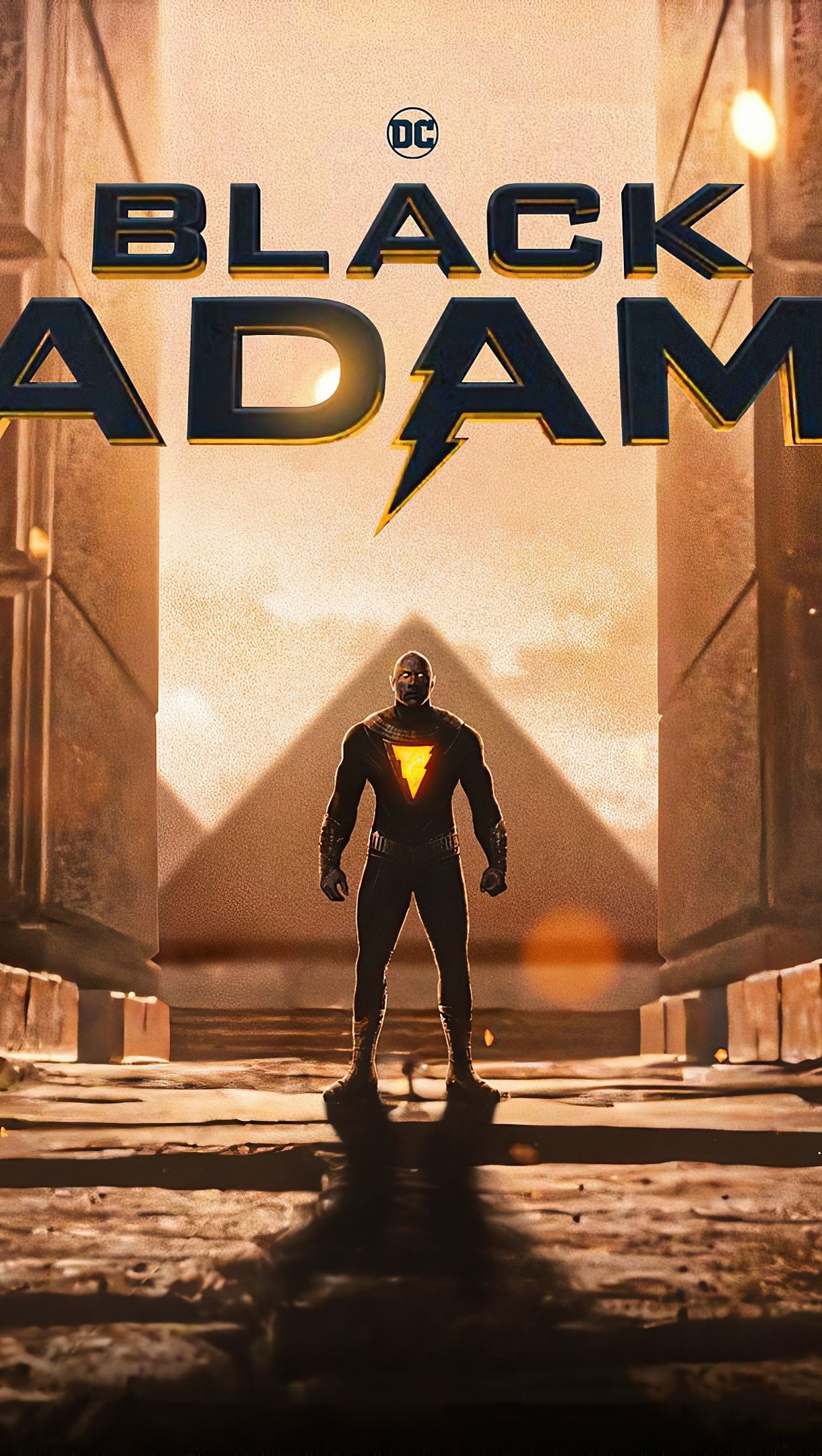 1220x2160 Black Adam 2021 Poster Wallpaper 4k Ultra HD, Phone