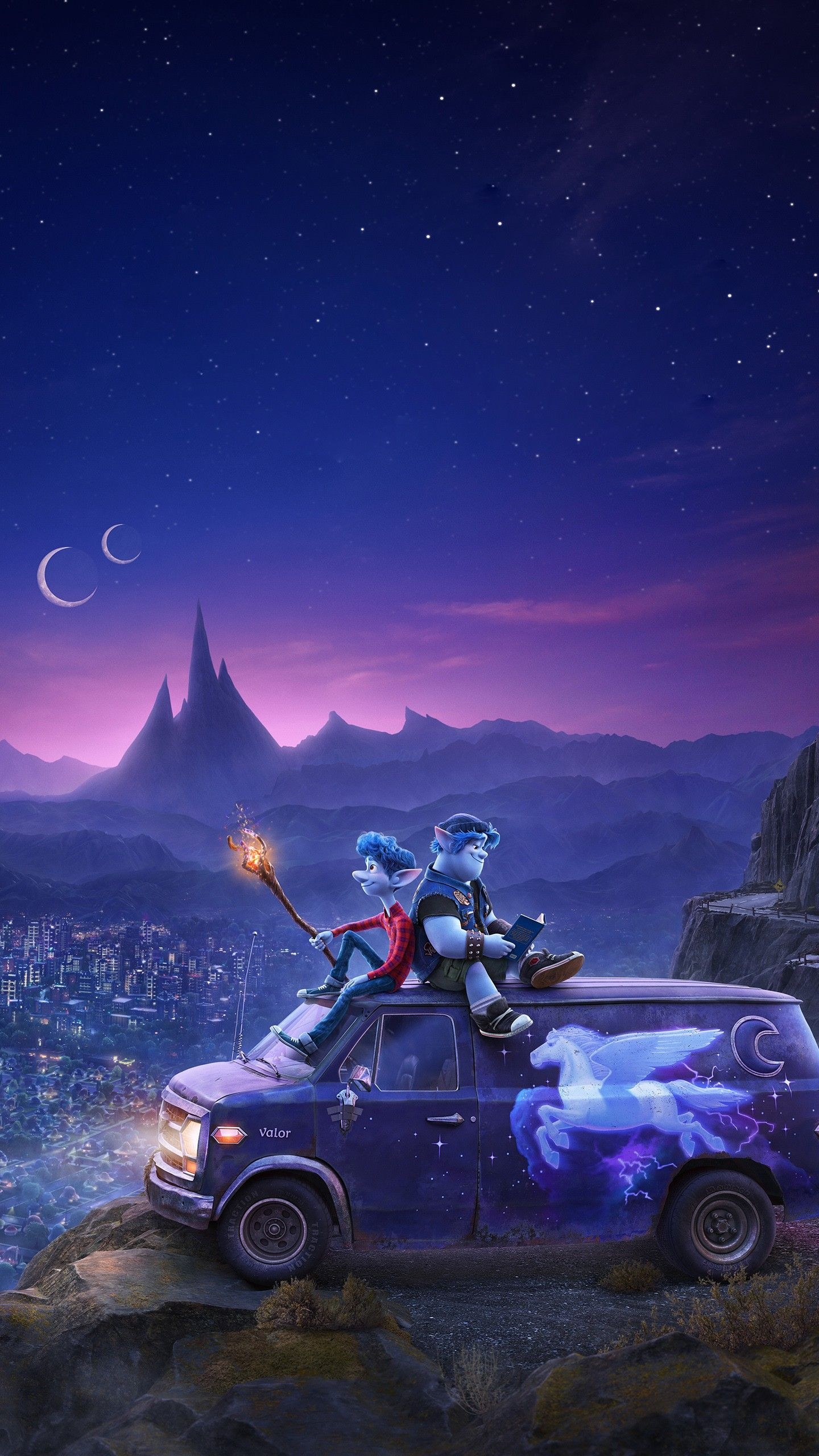 1440x2560 Onward 2020 Animation Pixar 4K Wallpaper, Phone