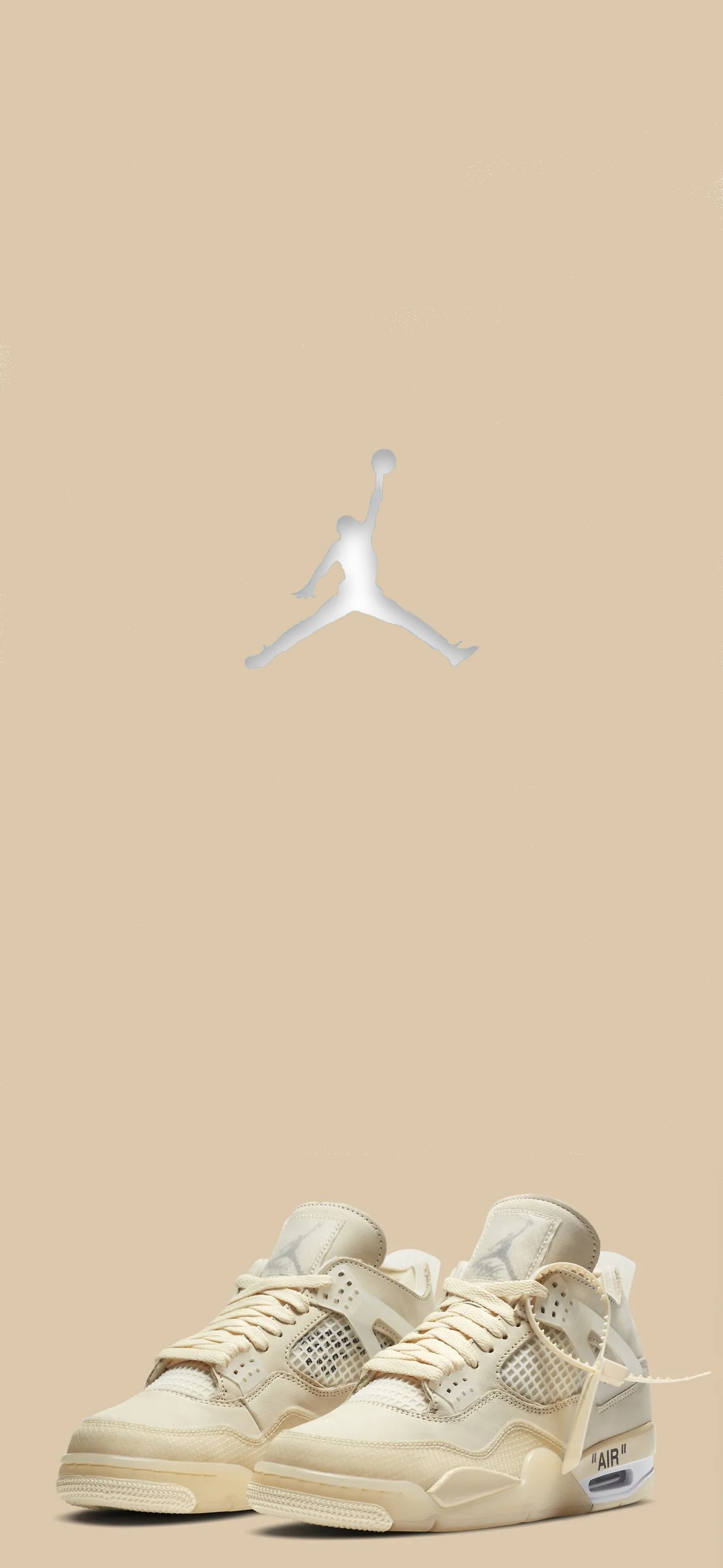 1440x3120 Air Jordan 4 (Off White). Sneakers Wallpaper, Nike Wallpaper, Jordan Shoes Wallpaper, Phone