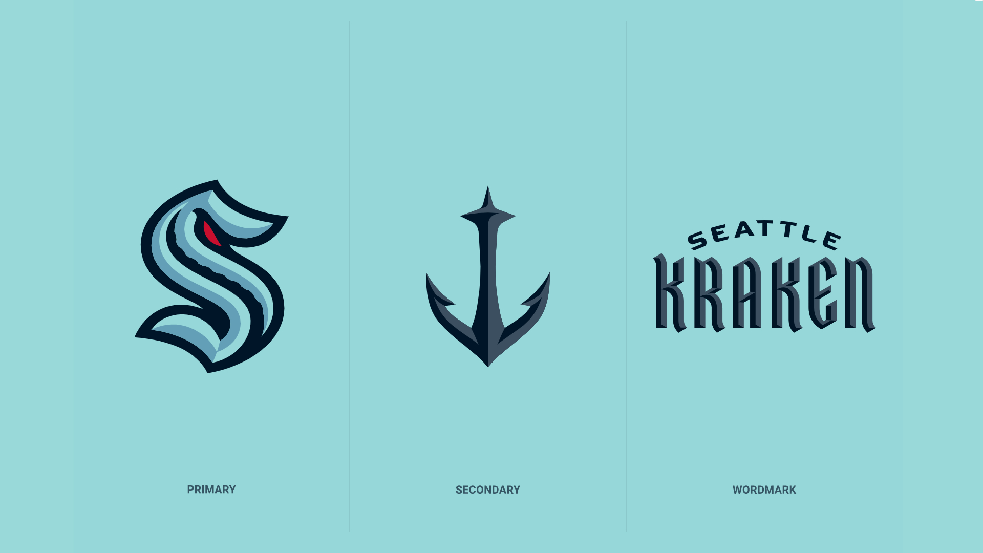 1920x1080 Brand New: New Name and Logo for Seattle Kraken. New names, Seattle sports, Kraken, Desktop