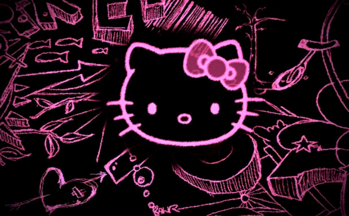 1210x750 Emo Hello Kitty Wallpaper Free Emo Hello Kitty Background, Desktop