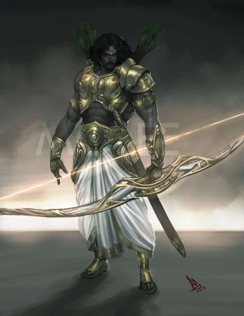 800x1030 Arjuna Warrior Prince of Mahabharata, Phone