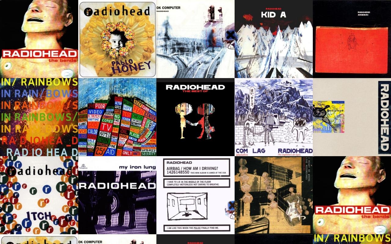 1280x800 Radiohead Bends Pablo Honey Ok Computer Kid Amnesiac Wallpaper, Desktop