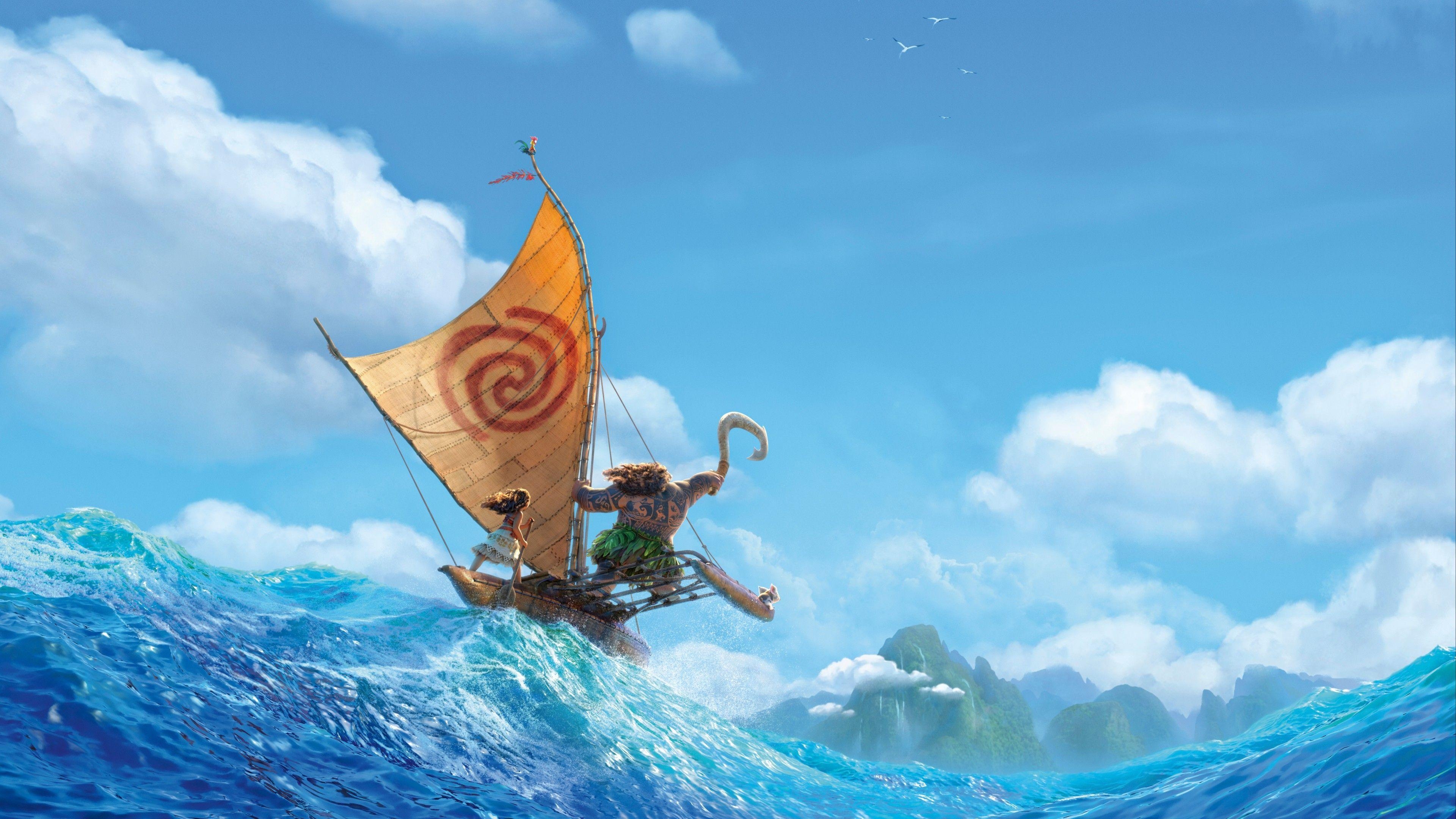 3840x2160 Wallpaper Moana, 2016 Movies, 4K, 5K, Disney, Animation, Movies, Desktop