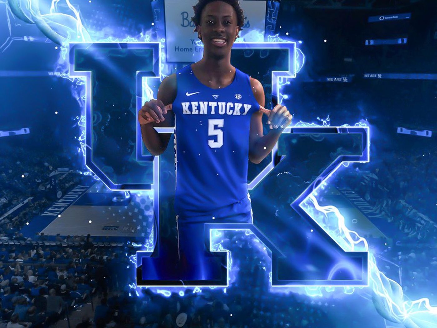 1400x1050 Kentucky Wildcats now hold No. 1 class: Terrence Clarke says they aren't done Sea Of Blue, Desktop