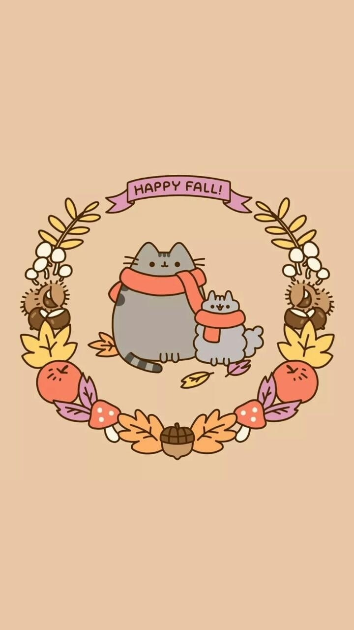 720x1280 pusheen cat, art, background, beautiful, beauty, cartoon, cats, Phone