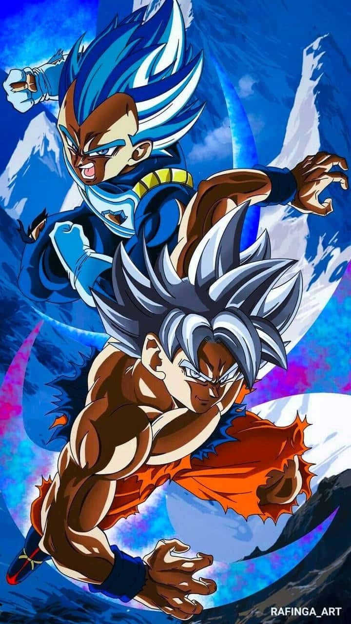 720x1280 Download Celebrate the iconic characters of Dragon Ball Z with the Goku and Vegeta iPhone. Wallpaper, Phone