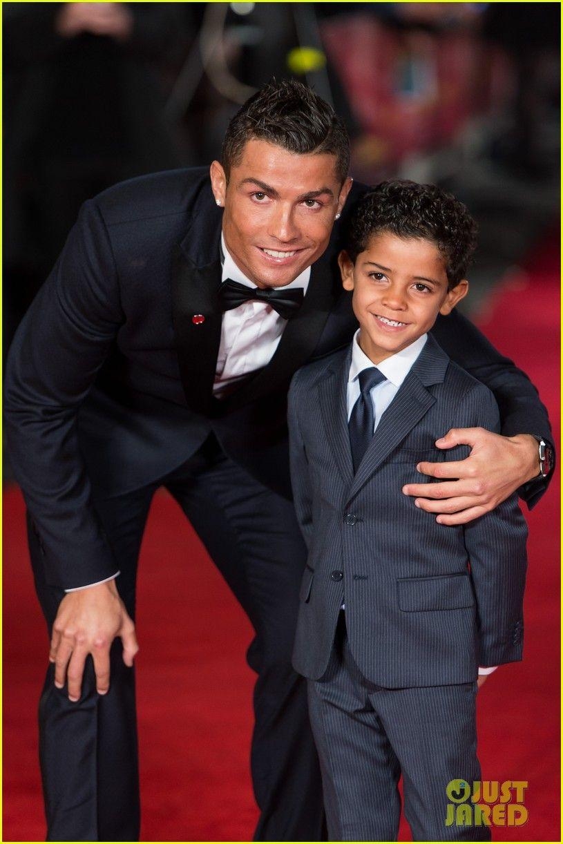 820x1230 Cristiano Ronaldo Brings His Mini Me Son Cristiano Jr. To 'Ronaldo, Phone