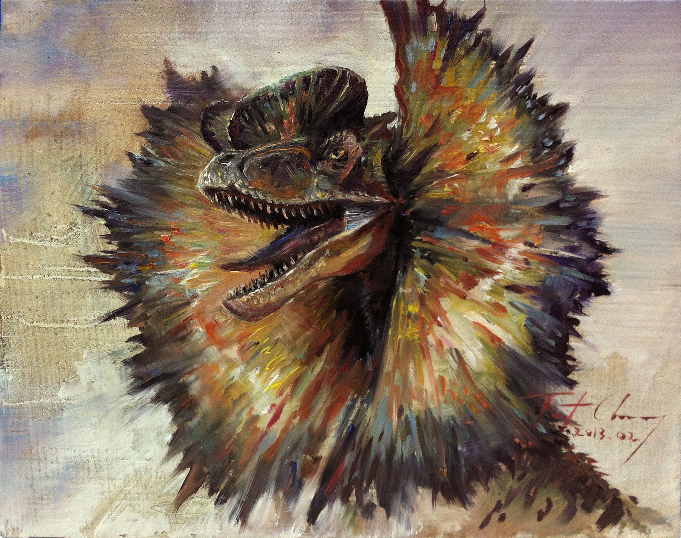 2360x1870 Photo Dinosaurs Dilophosaurus Head.1zoom.me, Desktop