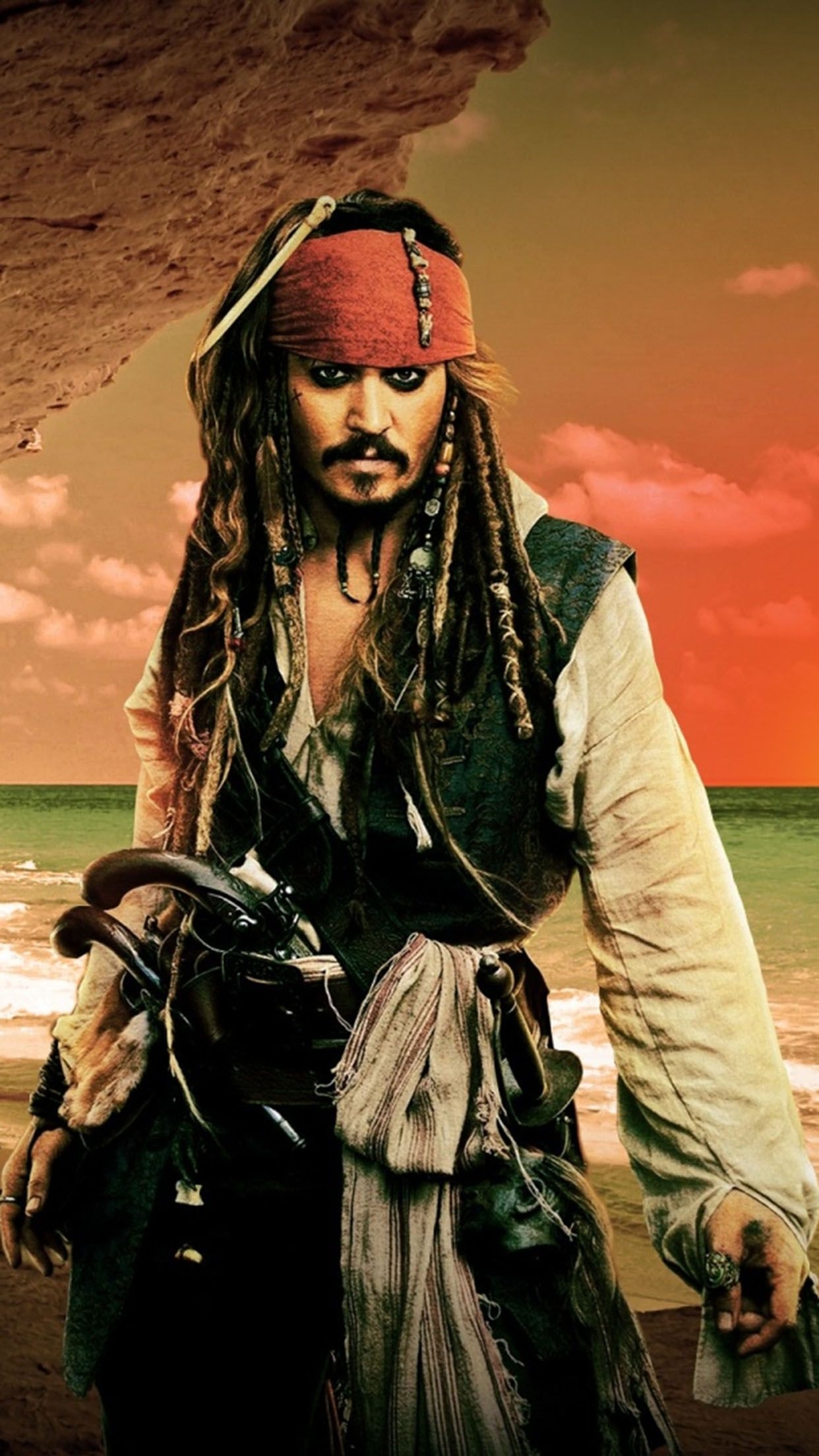 1250x2210 Captain Jack Sparrow 3 Wallpaper for iPhone Pro Max, X, 7, Phone