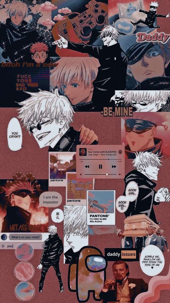 680x1200 Free download Gojo Satoru Wallpaper Jujutsu Kaisen Anime monochrome Otaku [] for your Desktop, Mobile & Tablet. Explore Jujutsu Kaisen Collage Wallpaper. Collage Background, Hypebeast Collage Wallpaper, Custom Photo Collage Wallpaper, Phone