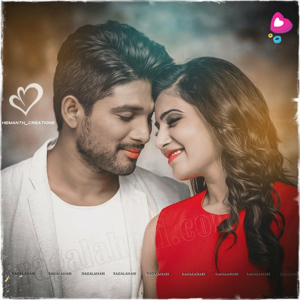 1270x1270 Allu Arjun Editx. Romantic love couple, Cute couple picture, Actors image, Phone