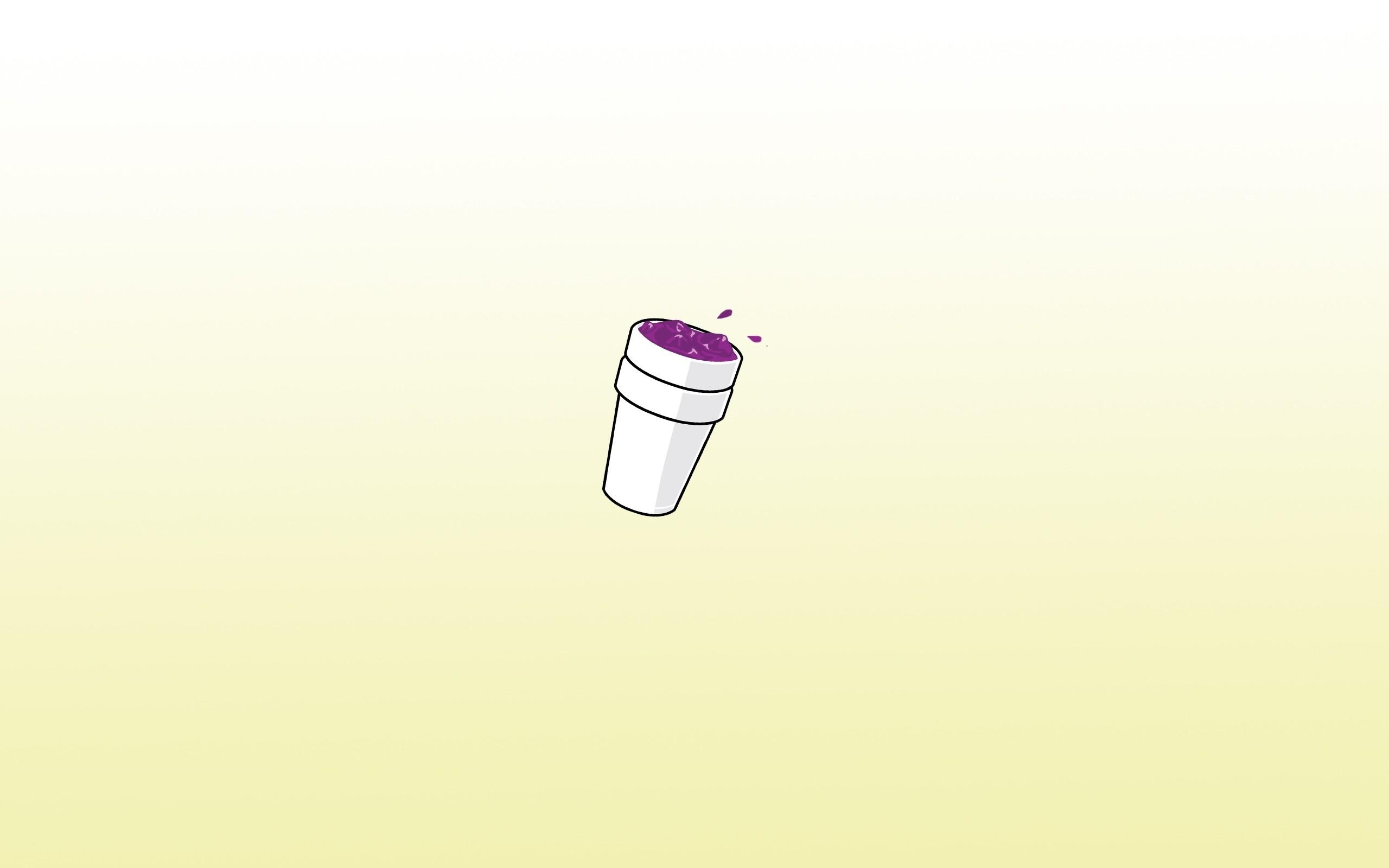 2560x1600 Wallpaper, lean, Sizzurp, white, yellow, purple, dope, drugs, Desktop