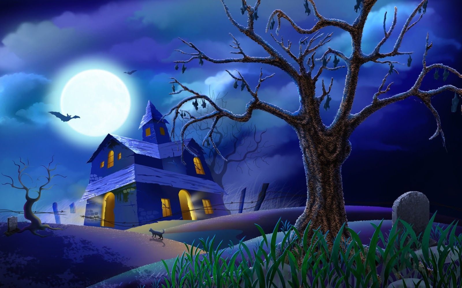 1600x1000 3D Movie Image: Free 3D Halloween Wallpaper, Desktop