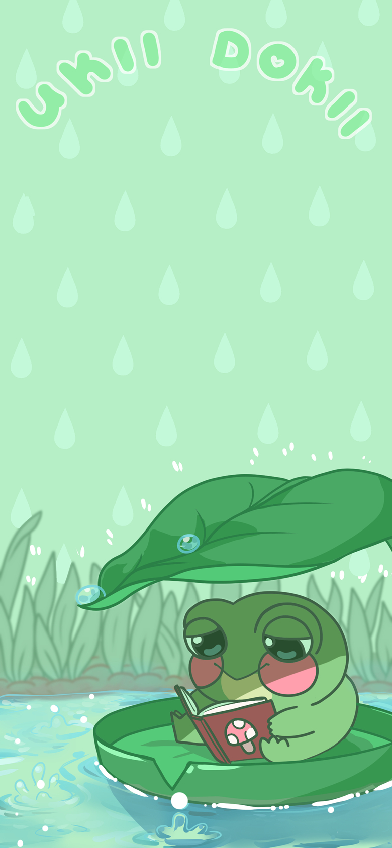 780x1690 Rainy Frog Wallpaper Tan's Ko Fi Shop Fi ❤️ Where Creators Get Support From Fans Through Donations, Memberships, Shop Sales And More! The Original 'Buy Me A Coffee' Page, Phone