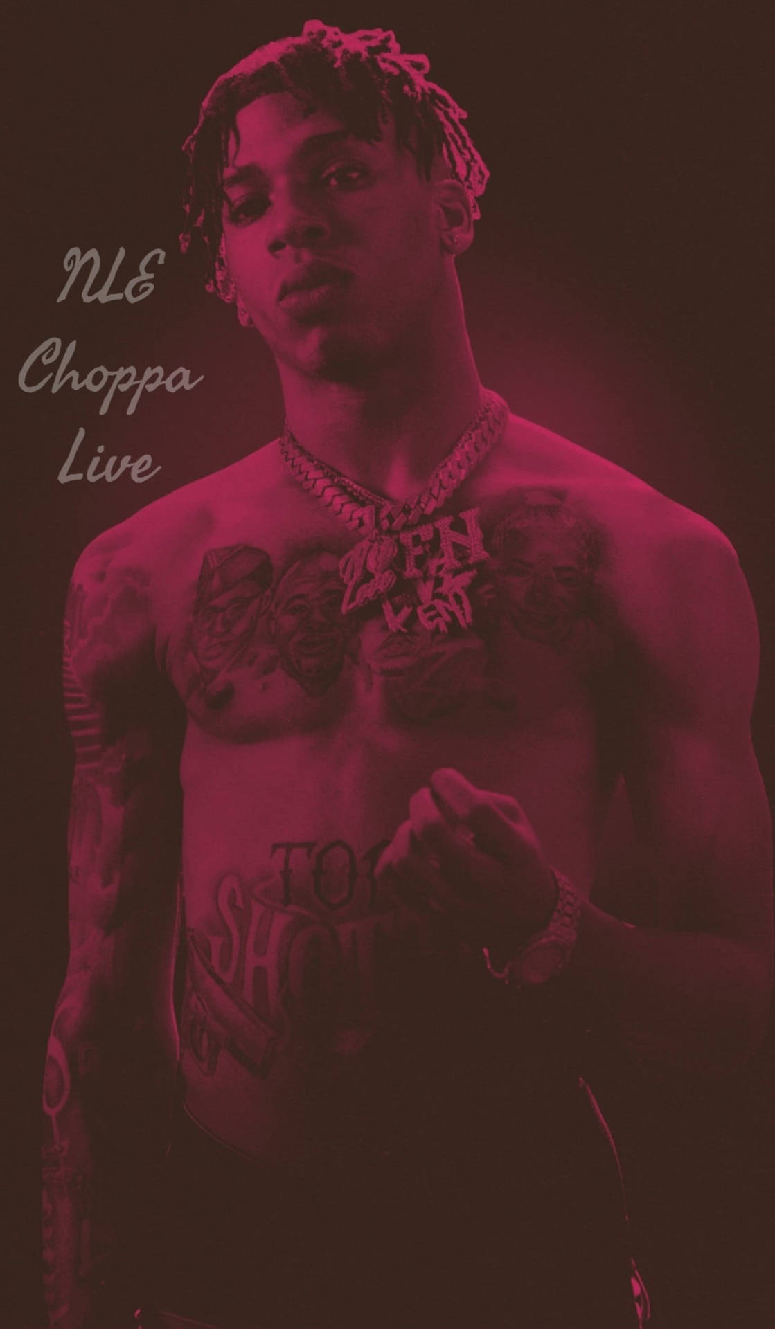 1120x1920 Download Red Nle Choppa Live Wallpaper, Phone