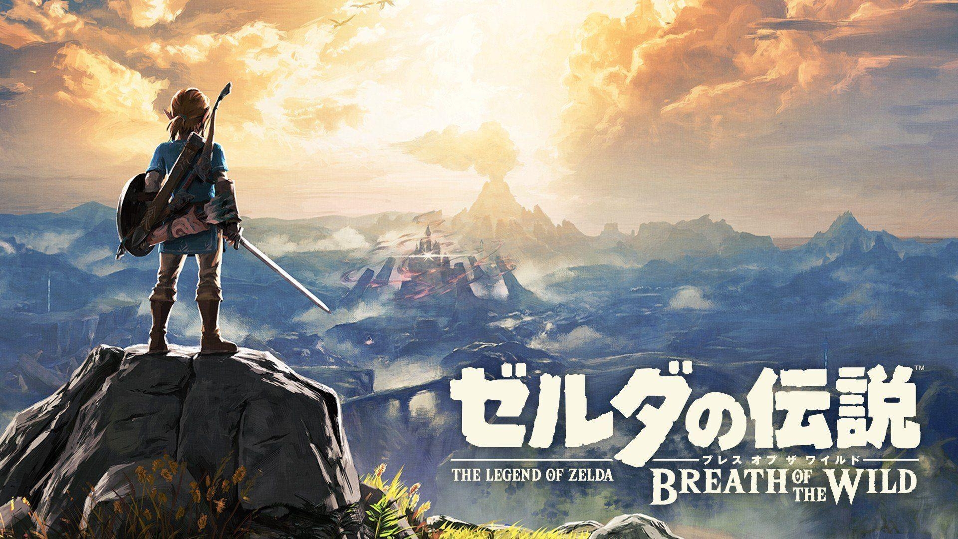 1920x1080 link the legend of zelda breath of the wild rock mountains gamer, Desktop