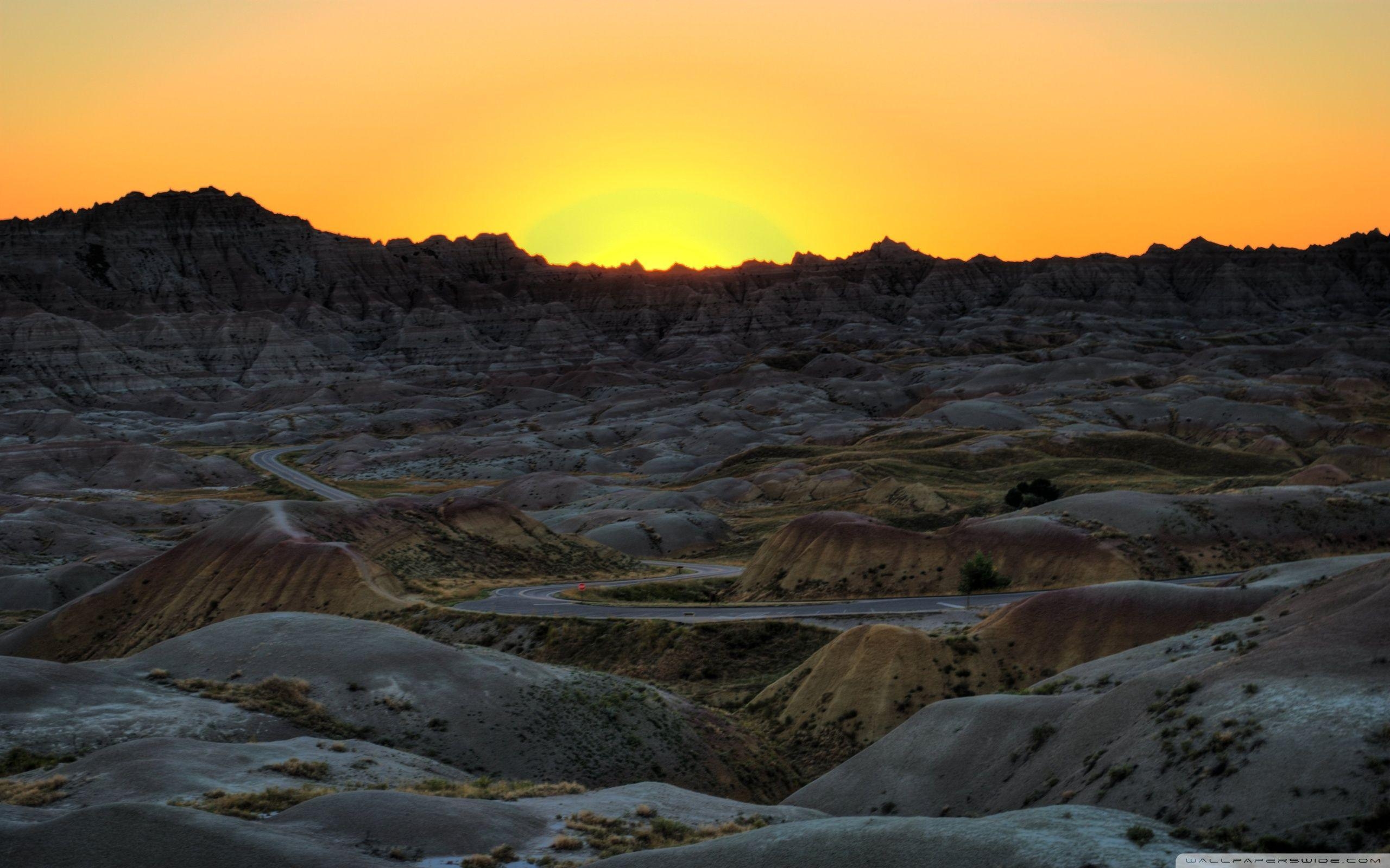 2560x1600 Badlands National Park Sunset, South Dakota ❤ 4K HD Desktop, Desktop