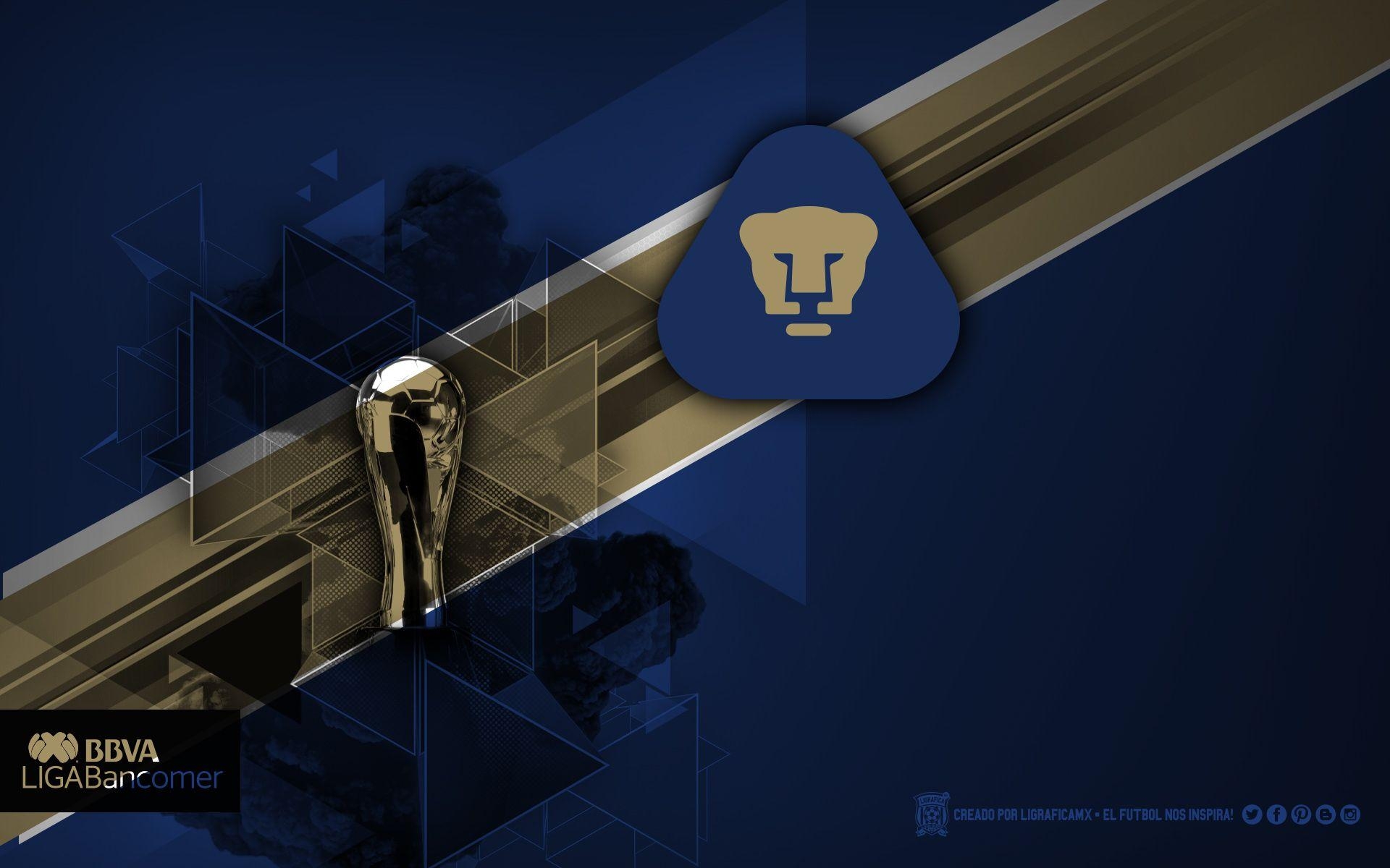 1920x1200 Pumas UNAM • LigraficaMX 280414CTG • #ElFutbolNosInspira •. pumas, Desktop