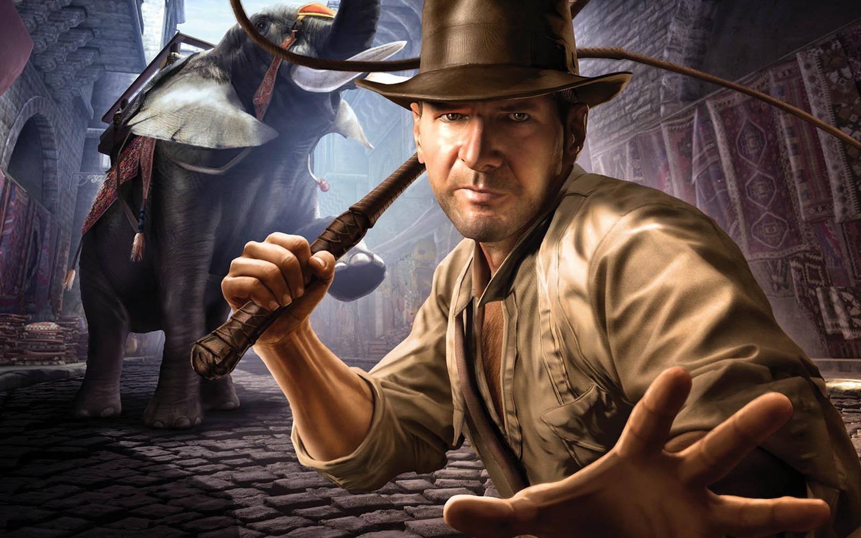 1680x1050 Indiana Jones and the Staff of Kings Wallpaper Indiana Jones Games, Desktop