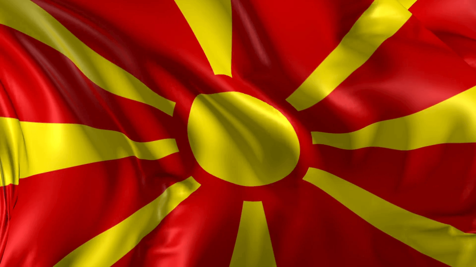 1920x1080 Flag of Macedonia- Beautiful 3D animation of the Macedonia Flag, Desktop