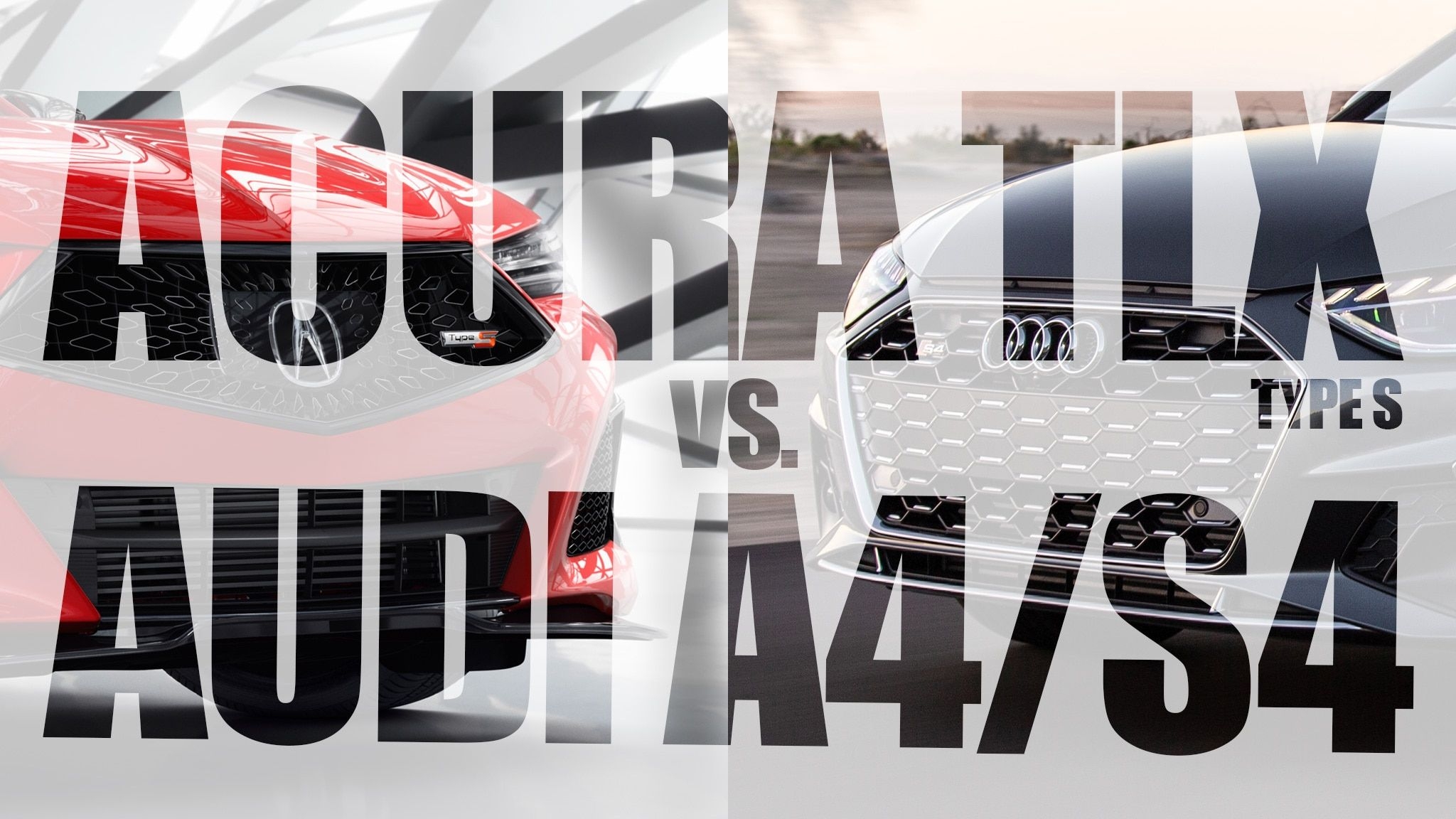 2050x1160 Acura TLX and TLX Type S vs. Audi A4 and S4: Sports Sedan, Desktop