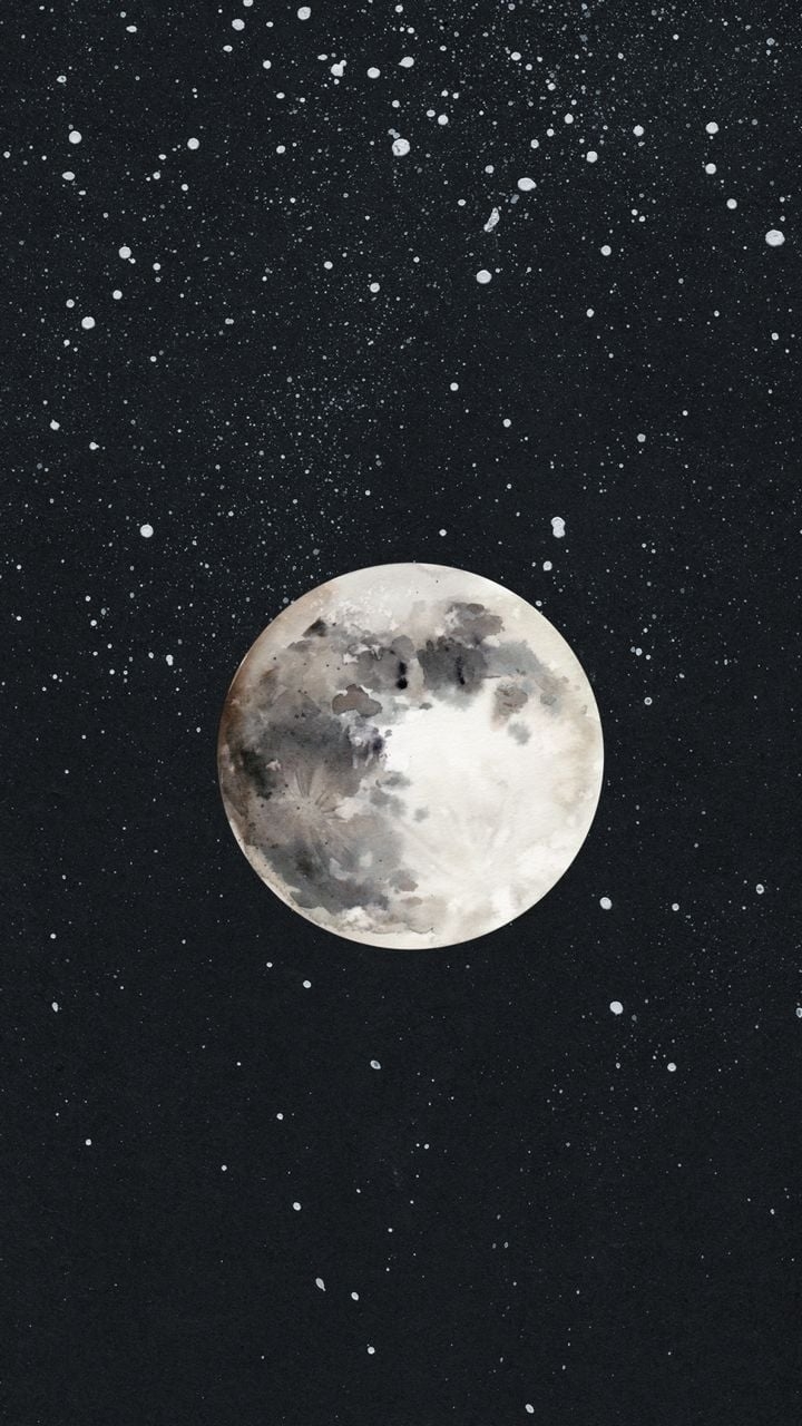 720x1280 My iPhone Wallpaper (Created by Over) ————————— Reblog or like if you save ☻. iPhone wallpaper moon, Moon painting, iPhone wallpaper, Phone