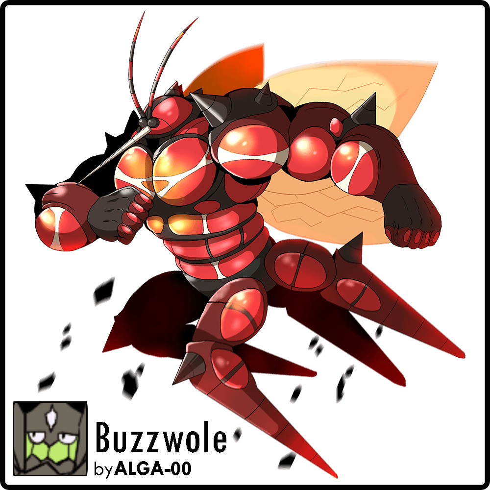 1000x1000 Alola Dex Collab, Buzzwole By ALGA 00, Phone