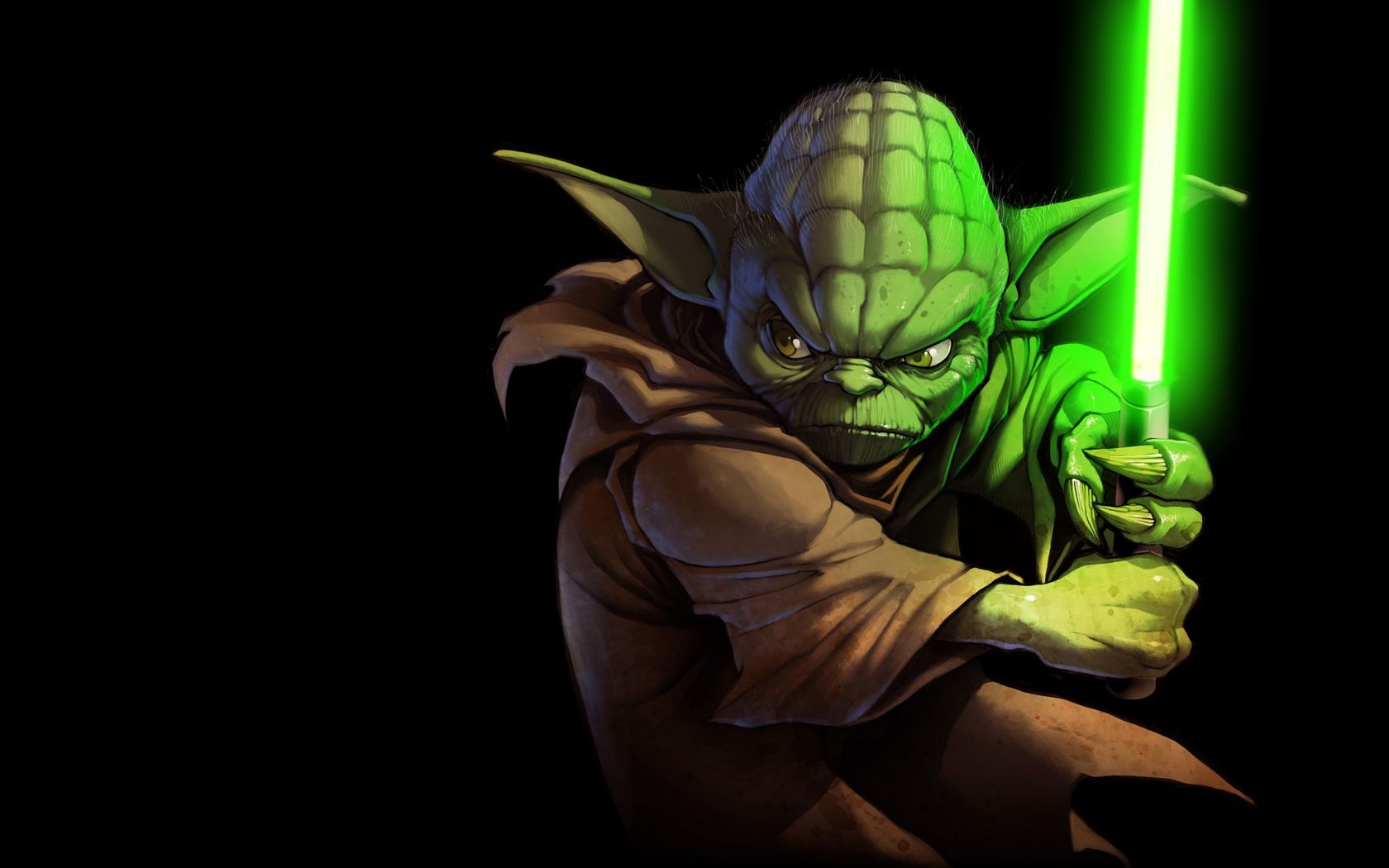 1680x1050 Awesome Yoda Wallpaper, Desktop