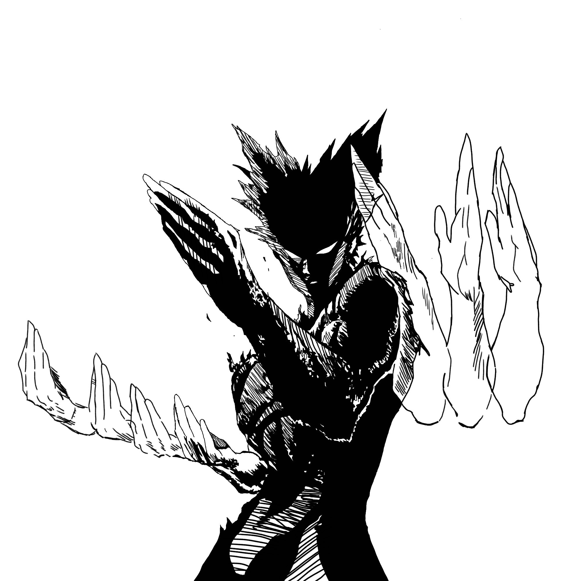 2000x2000 Great garou wallpaper made, Phone