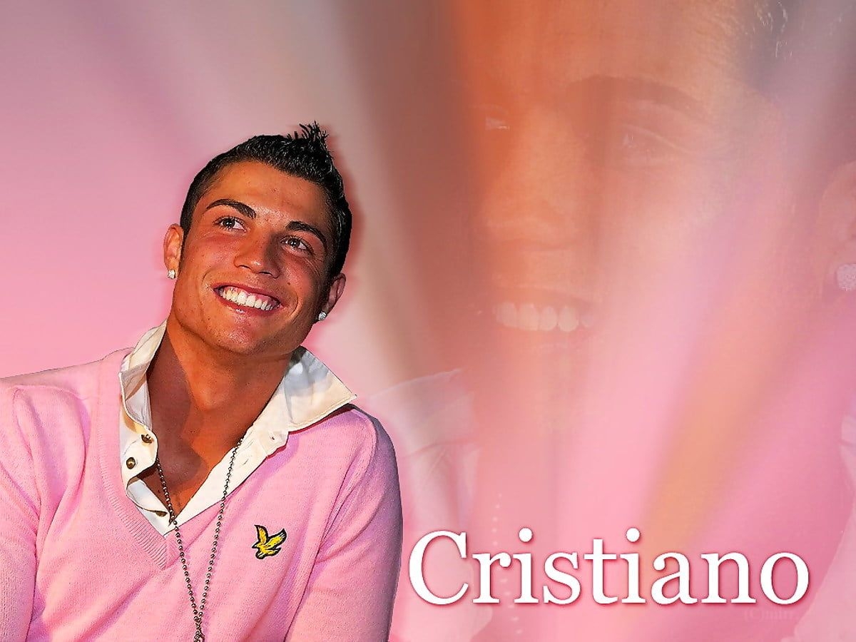 1200x900 Football Posters, Cristiano Ronaldo, Pink background. FREE Download picture, Desktop