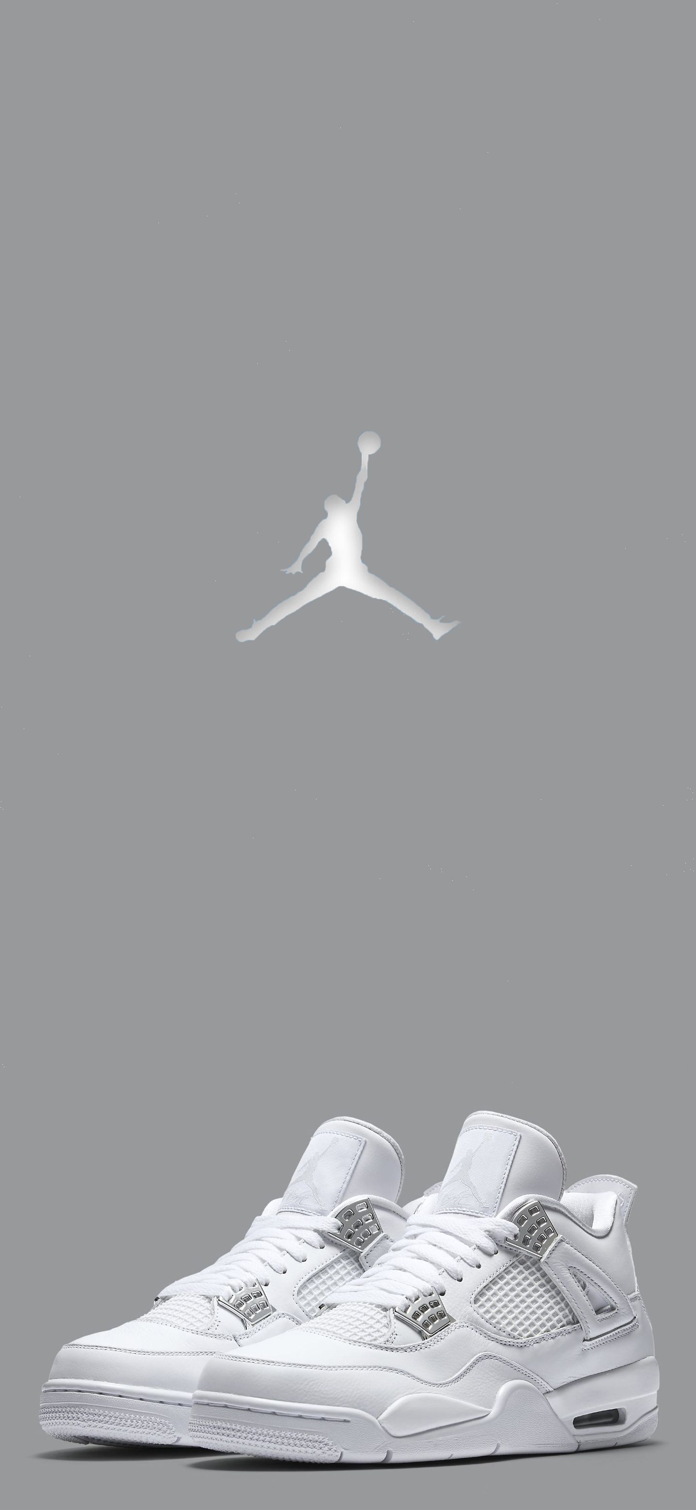 1440x3120 Air Jordan 4's (Pure Money). Jordan logo wallpaper, Jordan 4 pure money, Sneakers wallpaper, Phone