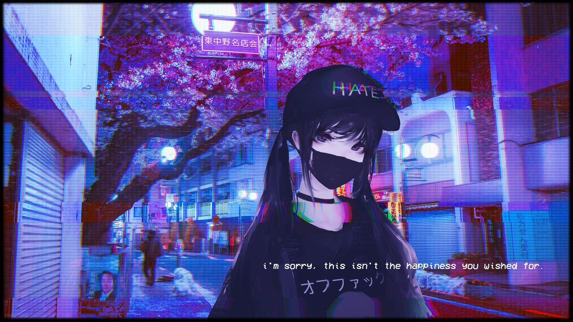 1920x1080 sorry this isn't the happiness you were looking for. Aesthetic anime, Dark anime, Desktop