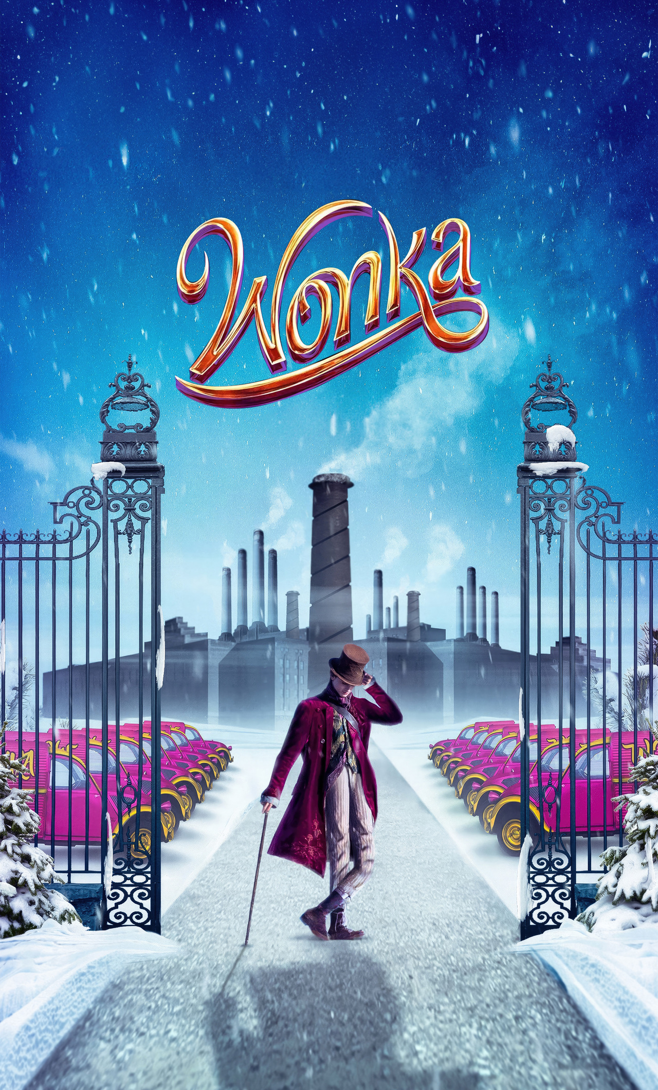 1280x2120 Wonka Movie 2023 iPhone, Phone