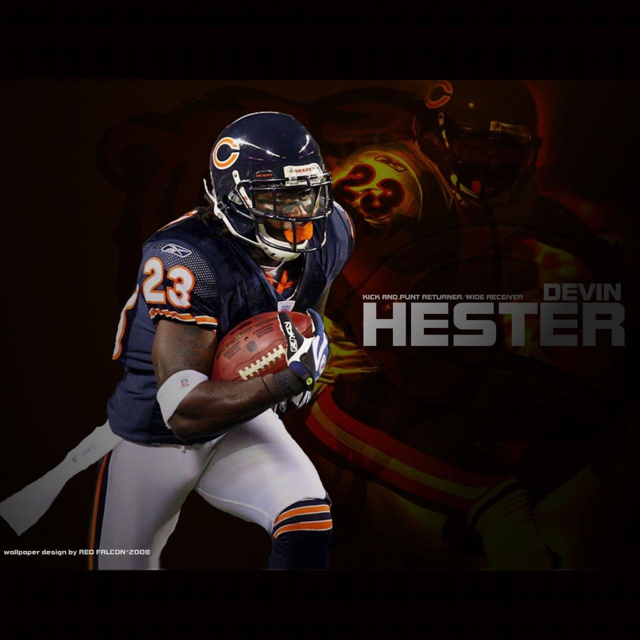 1280x1280 Chicago Bears Devin Hester 23 Tablet wallpaper and background, Phone