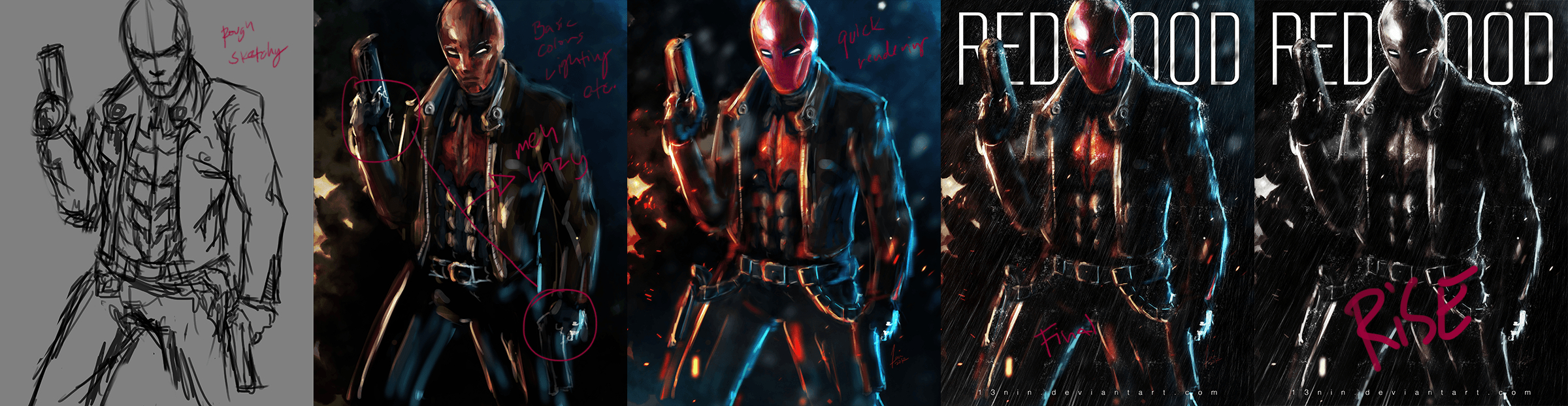 2400x630 Jason Todd Red Hood Wallpaper, Dual Screen