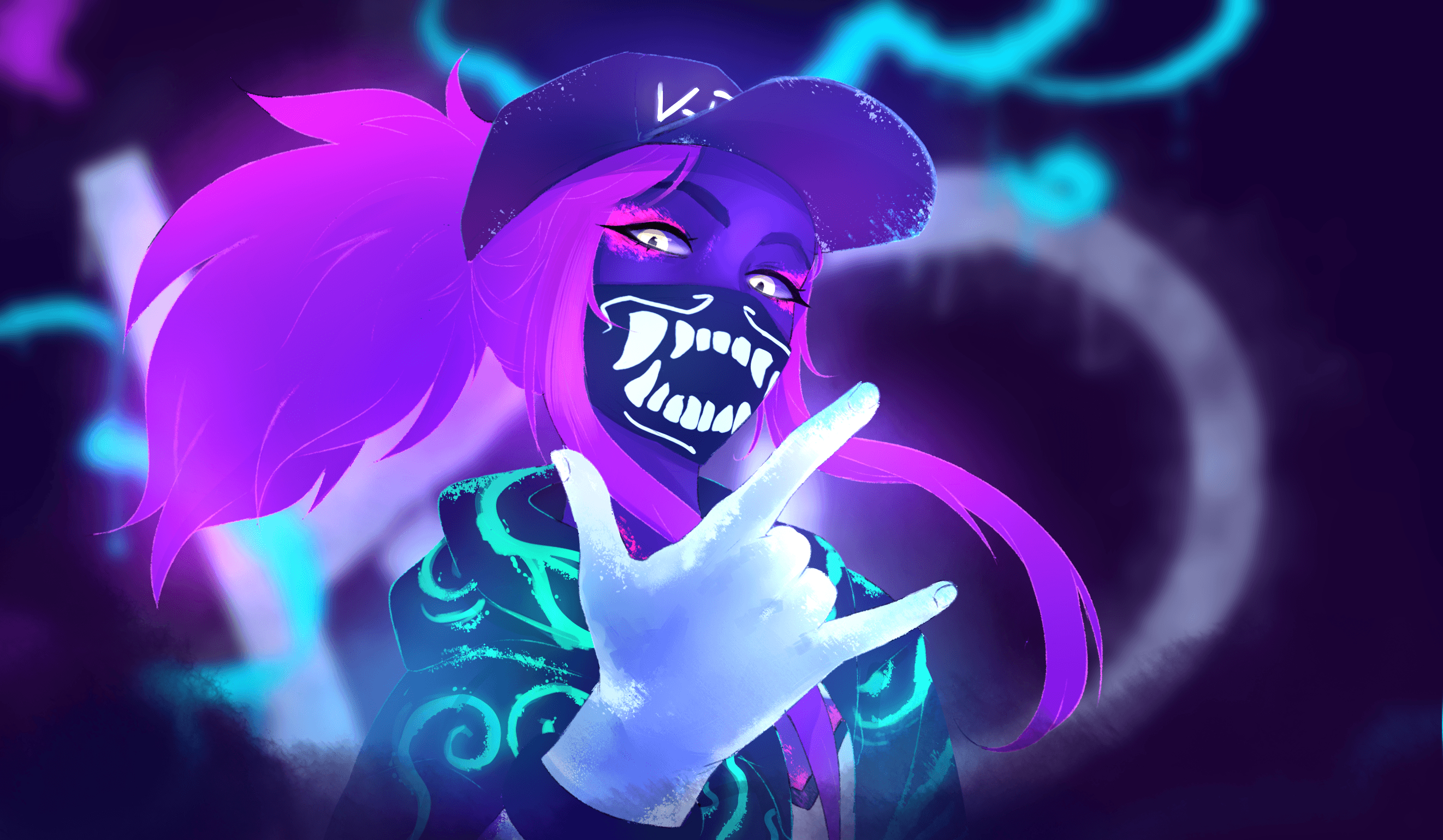 2650x1540 Akali KDA Wallpaper, Desktop