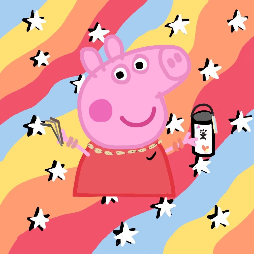 1030x1030 Vsco Peppa pig. Funny wallpaper, Peppa pig wallpaper, Pig wallpaper, Phone